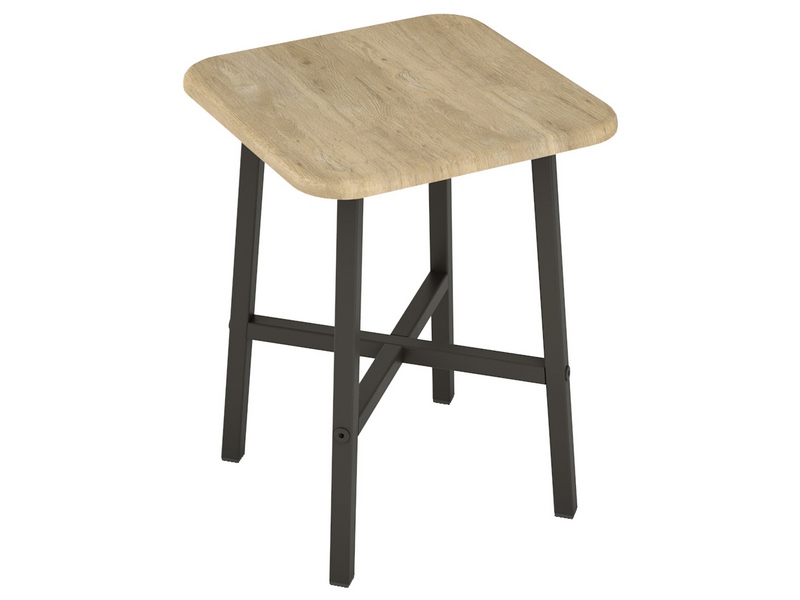 Обеденный стол и стулья Табурет Кросс (Дуб/сонома)